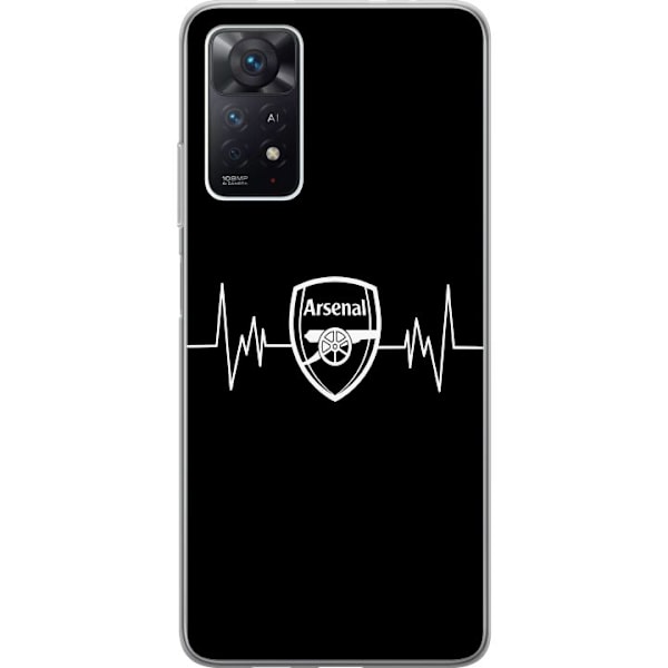 Xiaomi Redmi Note 11 Pro 5G Gennemsigtig cover Arsenal