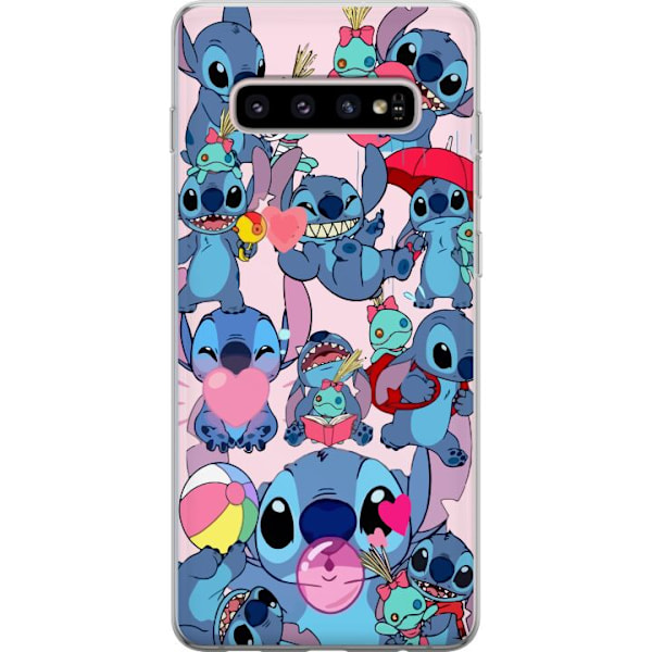 Samsung Galaxy S10+ Läpinäkyvä kuori Stitch