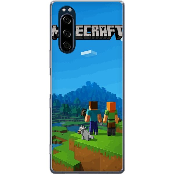 Sony Xperia 5 Läpinäkyvä kuori Minecraft Key Art