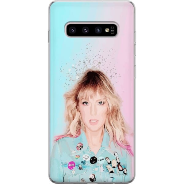 Samsung Galaxy S10+ Genomskinligt Skal Taylor Swift Poetry