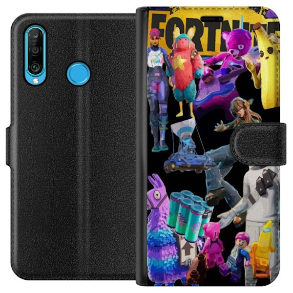 Huawei P30 lite Lommeboketui Fortnite