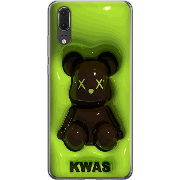 Huawei P20 Läpinäkyvä kuori KAWS Vihreä