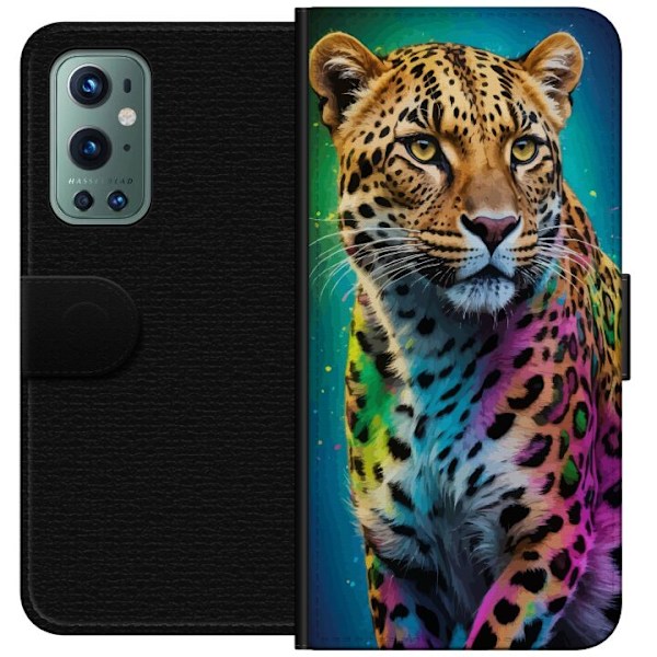 OnePlus 9 Pro Tegnebogsetui Leopard