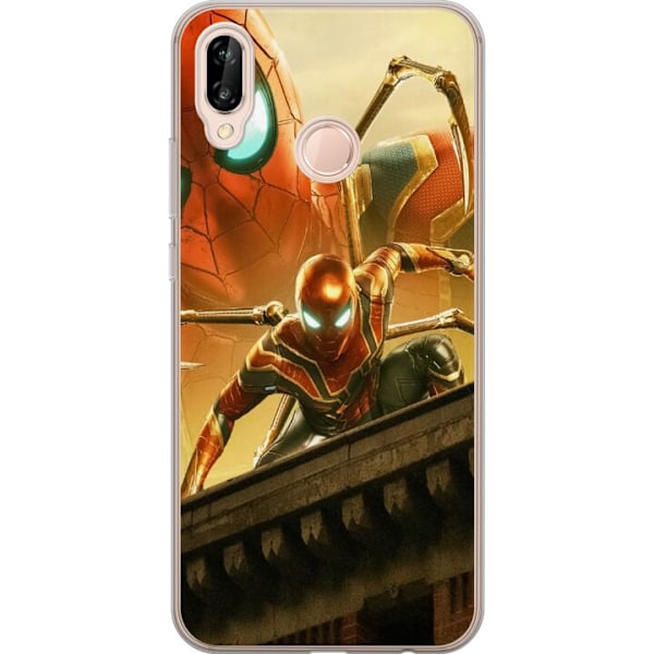 Huawei P20 lite Genomskinligt Skal Spiderman