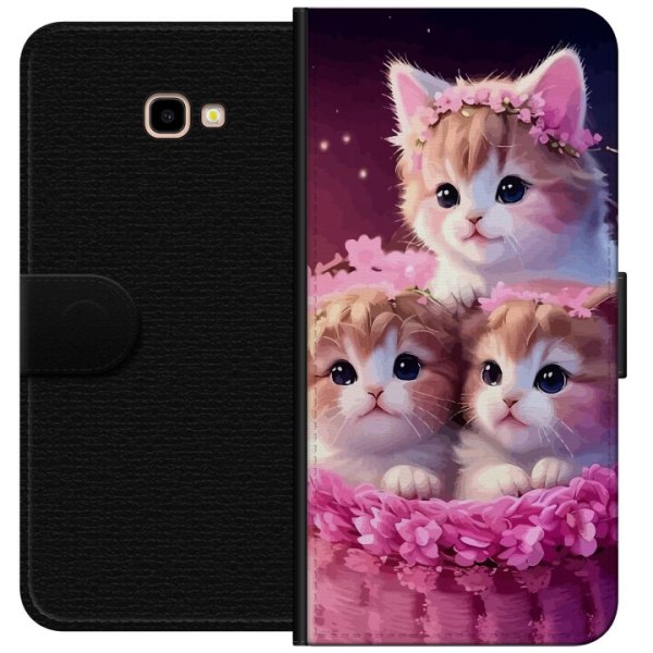Samsung Galaxy J4+ Plånboksfodral Katter
