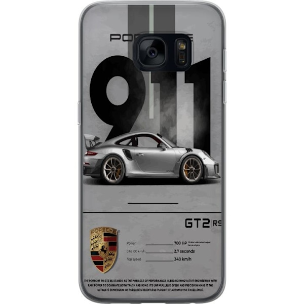 Samsung Galaxy S7 Genomskinligt Skal Porsche 911