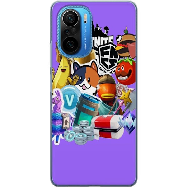 Xiaomi Poco F3 Läpinäkyvä kuori Fortnite