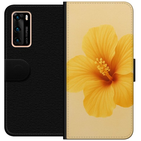 Huawei P40 Lompakkokotelo Lemon Zing