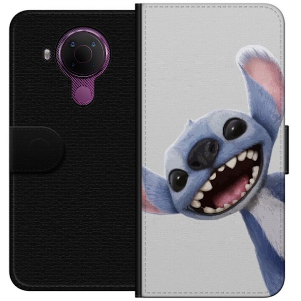 Nokia 5.4 Lommeboketui Stitch i Fart - Kawaii Design for Fans