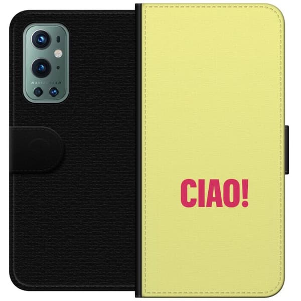 Kompatibelt Plånboksfodral till OnePlus 9 Pro Rosa CIAO gul