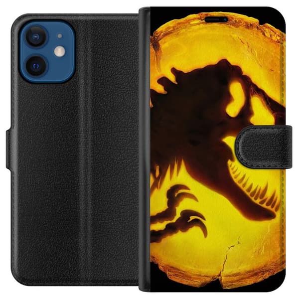 Kompatibel Tegnebogsetui til Apple iPhone 12 mini Jurassic World Dominion