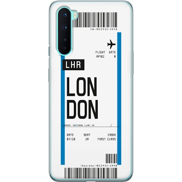 OnePlus Nord Gennemsigtig cover London