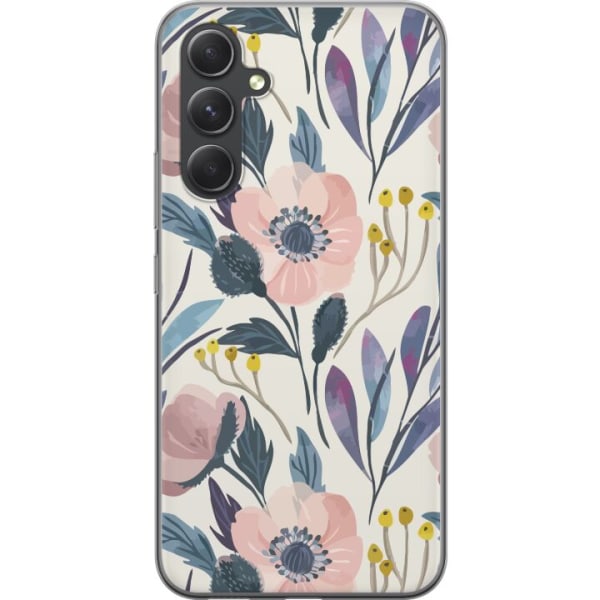 Samsung Galaxy S24 Gjennomsiktig deksel Blomsterlykke