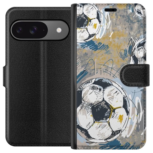 Google Pixel 9 Pro Lommeboketui Fotball