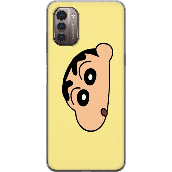 Nokia G21 Genomskinligt Skal Peeking Shinchan