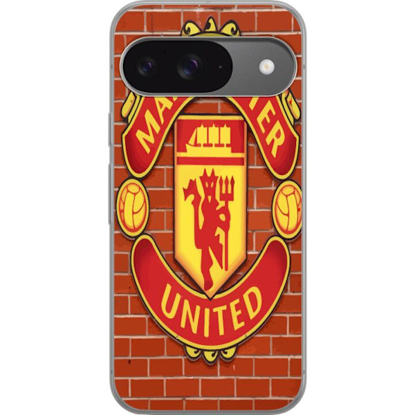 Google Pixel 9 Pro Gjennomsiktig deksel Manchester United F.C.