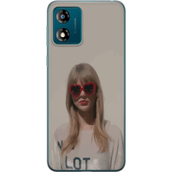 Motorola Moto E13 Genomskinligt Skal Taylor Swift