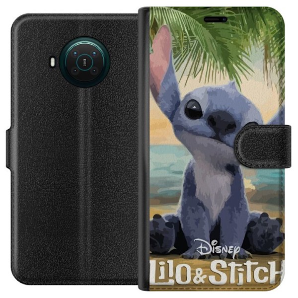 Nokia X10 Tegnebogsetui Kærlig – Med Hjerter & Kawaii-føle