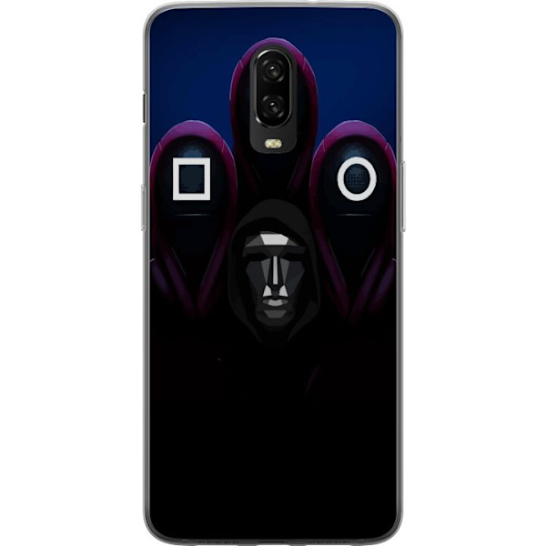 OnePlus 6T Gennemsigtig cover Squid Game Sæson 3 Nye Ikon Populær Serie TV Motiv Asiatisk Drama Trend Iconisk Grafisk Design