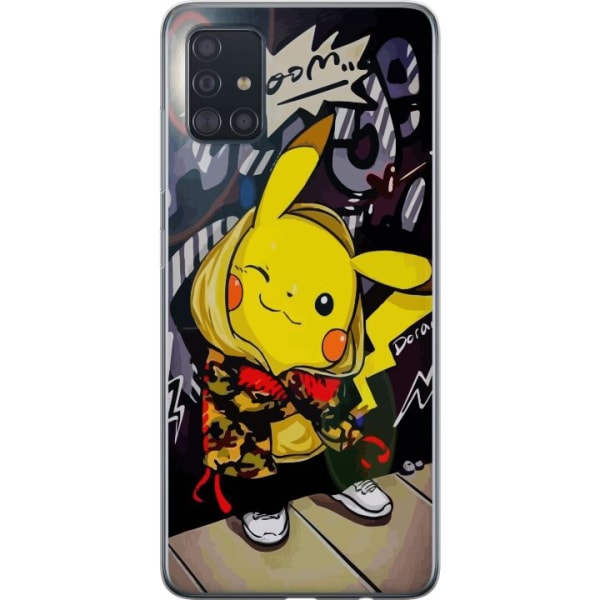 Samsung Galaxy A51 Gennemsigtig cover Pikachu