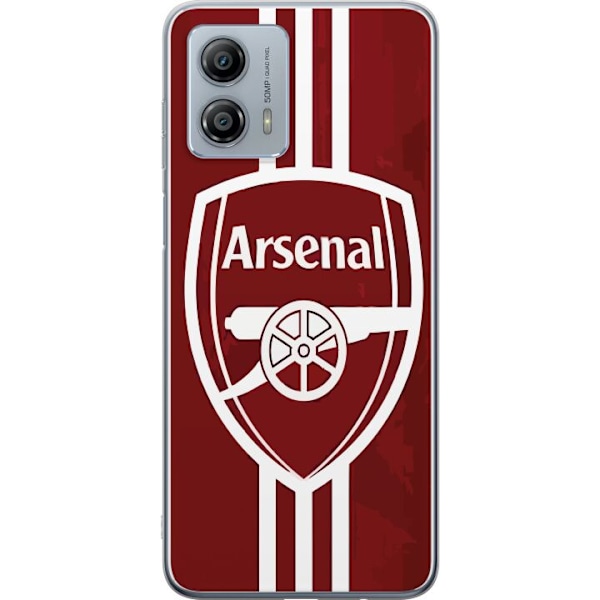 Motorola Moto G53 Läpinäkyvä kuori Arsenal