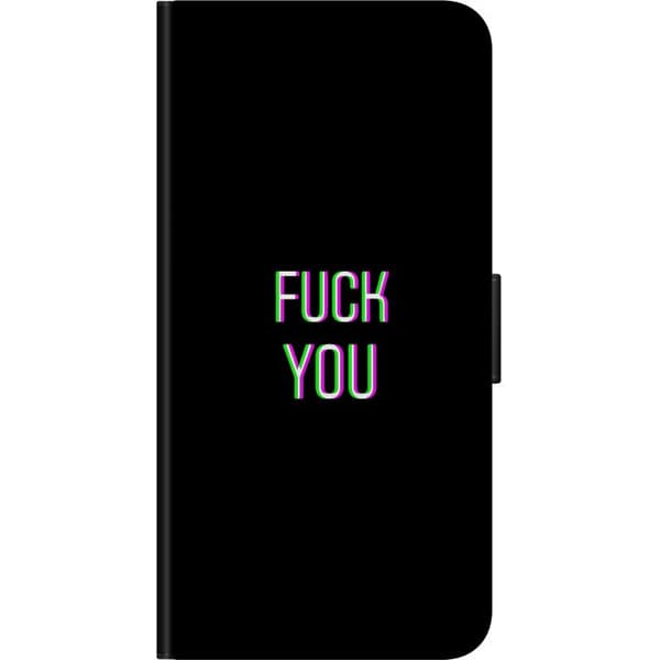 Kompatibelt Plånboksfodral till OnePlus 9 Pro FUCK YOU *