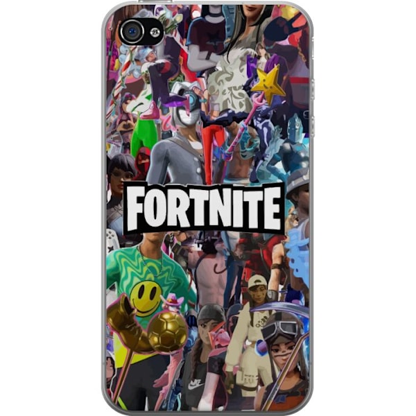 Apple iPhone 4s Läpinäkyvä kuori Fortnite