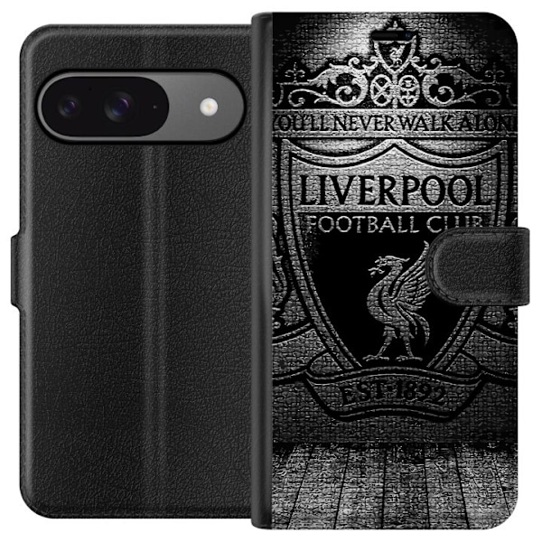 Google Pixel 9 Lompakkokotelo Liverpool FC