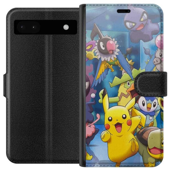 Kompatibelt Lommeboketui til Google Pixel 6a Pokemon