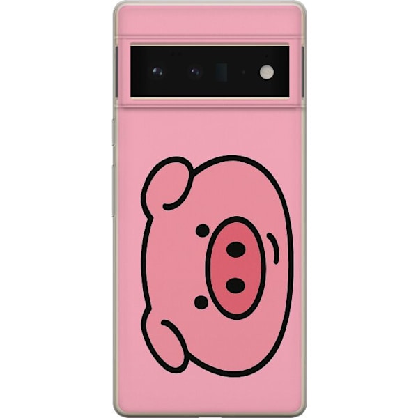 Google Pixel 6 Pro Gennemsigtig cover Kawaii Piggy
