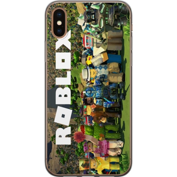 Apple iPhone XS Gennemsigtig cover Roblox