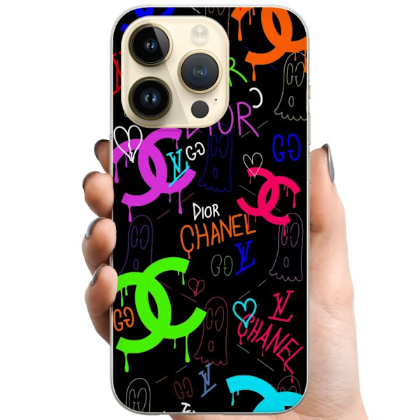 Apple iPhone 15 Pro TPU Mobilskal CC Color