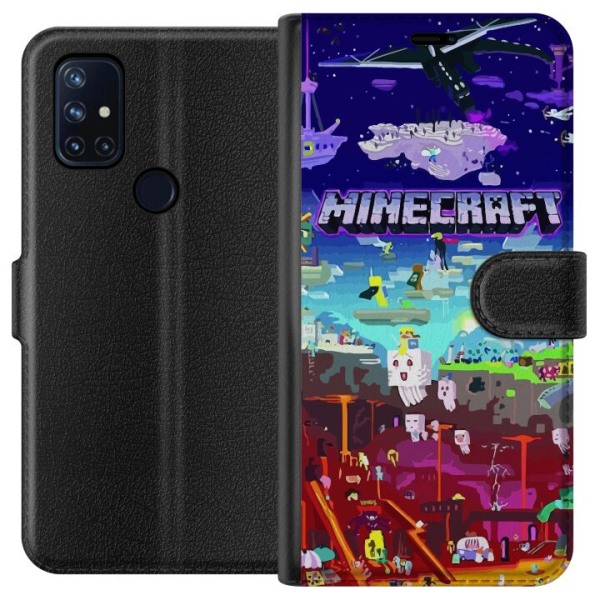 OnePlus Nord N10 5G Plånboksfodral Minecraft