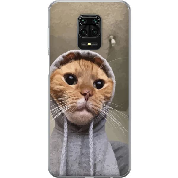 Kompatibelt Mobilskal till Xiaomi Redmi Note 9S Katt Tröja