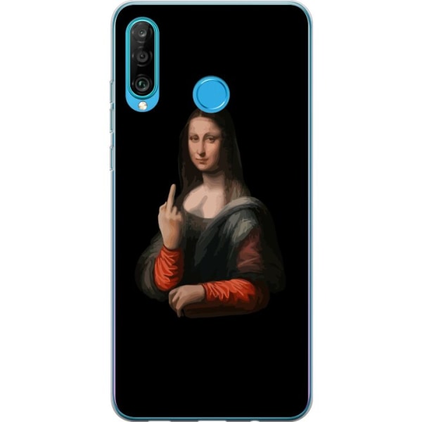 Huawei P30 lite Läpinäkyvä kuori Lisa Perkele