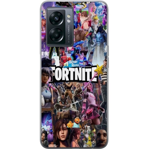 OnePlus Nord N300 Läpinäkyvä kuori Fortnite