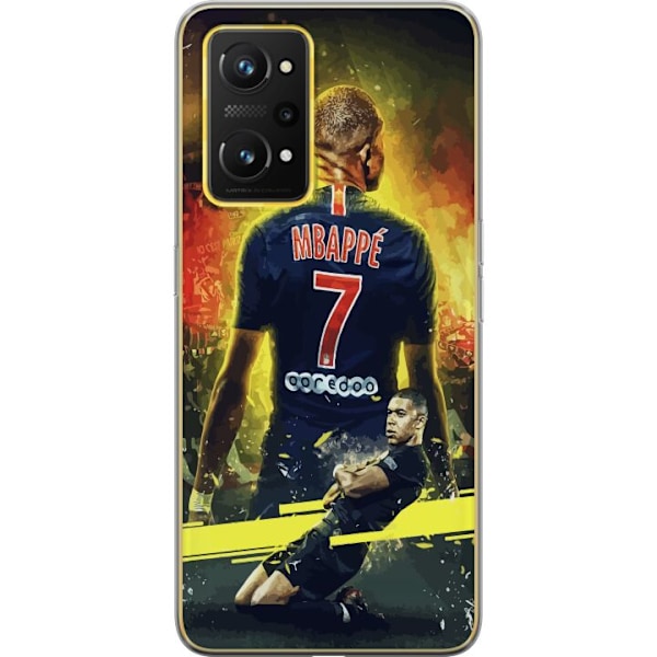 Realme GT Neo 3T Läpinäkyvä kuori Kylian Mbappé