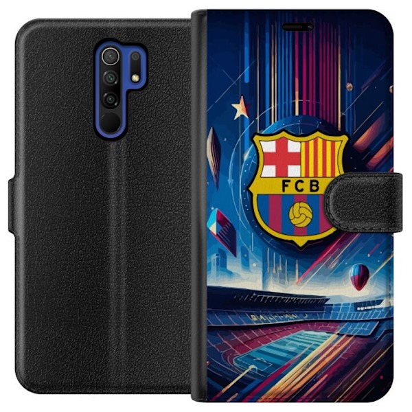 Xiaomi Redmi 9 Tegnebogsetui FC Barcelona