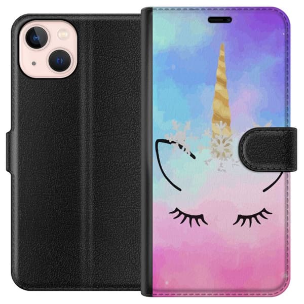 Kompatibelt Plånboksfodral till Apple iPhone 13 mini Unicorn Enhörning