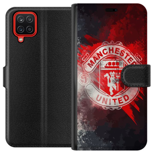 Samsung Galaxy A12 Plånboksfodral Manchester United FC