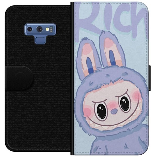 Samsung Galaxy Note9 Tegnebogsetui Blå Kanin Labubu
