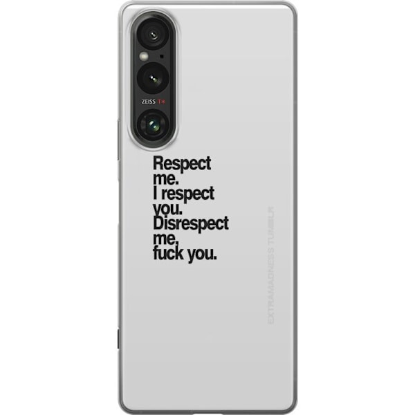 Sony Xperia 1 VI Gjennomsiktig deksel Respekt