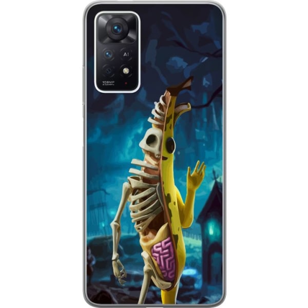 Xiaomi Redmi Note 11 Pro Gennemsigtig cover Fortnite - Peely D