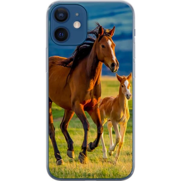 Kompatibel Mobilcover til Apple iPhone 12 Løbende heste