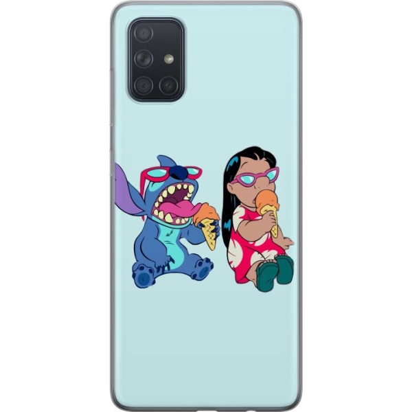 Samsung Galaxy A71 Gjennomsiktig deksel Lilo & Stitch