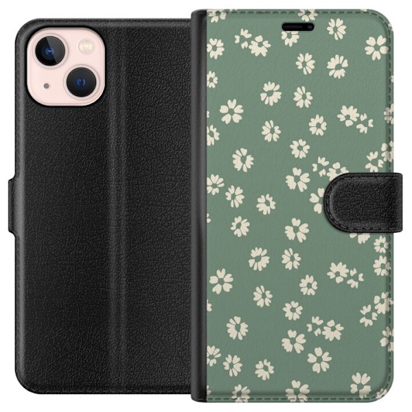 Apple iPhone 13 Plånboksfodral Blomsterdröm – färgglatt blommönster