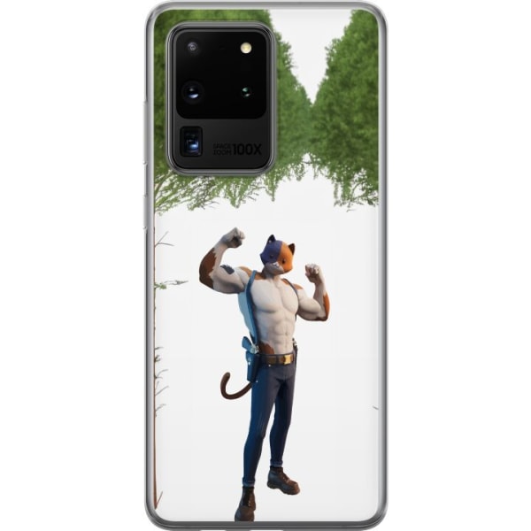 Samsung Galaxy S20 Ultra Gennemsigtig cover Fortnite - Meowscl