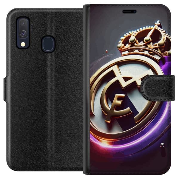 Kompatibel Tegnebogsetui til Samsung Galaxy A40 Real Madrid CF