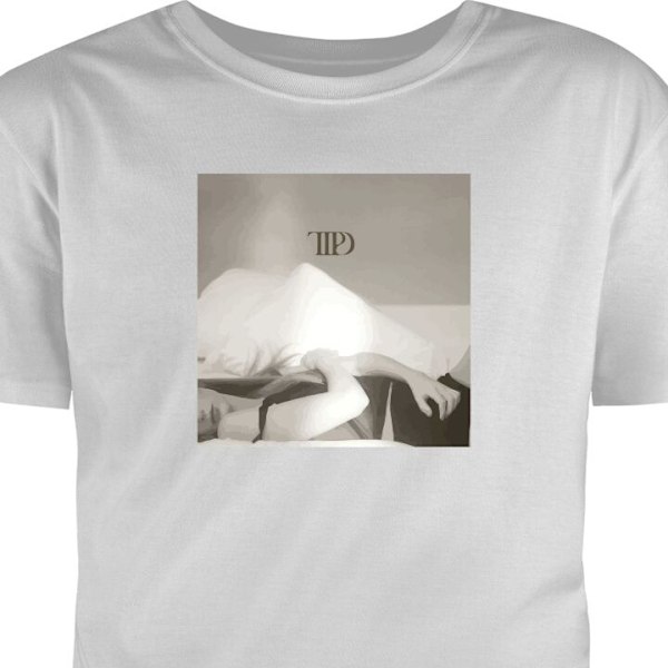 T-shirt för Vuxen | Klassisk Vuxen-T-shirt Taylor Swift - TTPD grå S