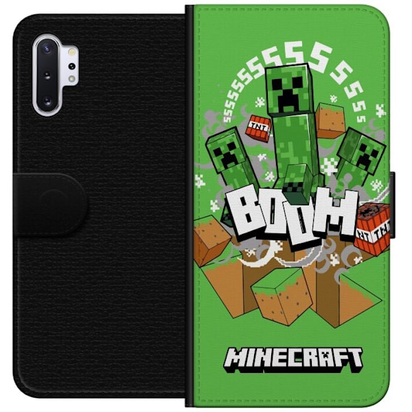 Samsung Galaxy Note10+ Tegnebogsetui Minecraft Boom